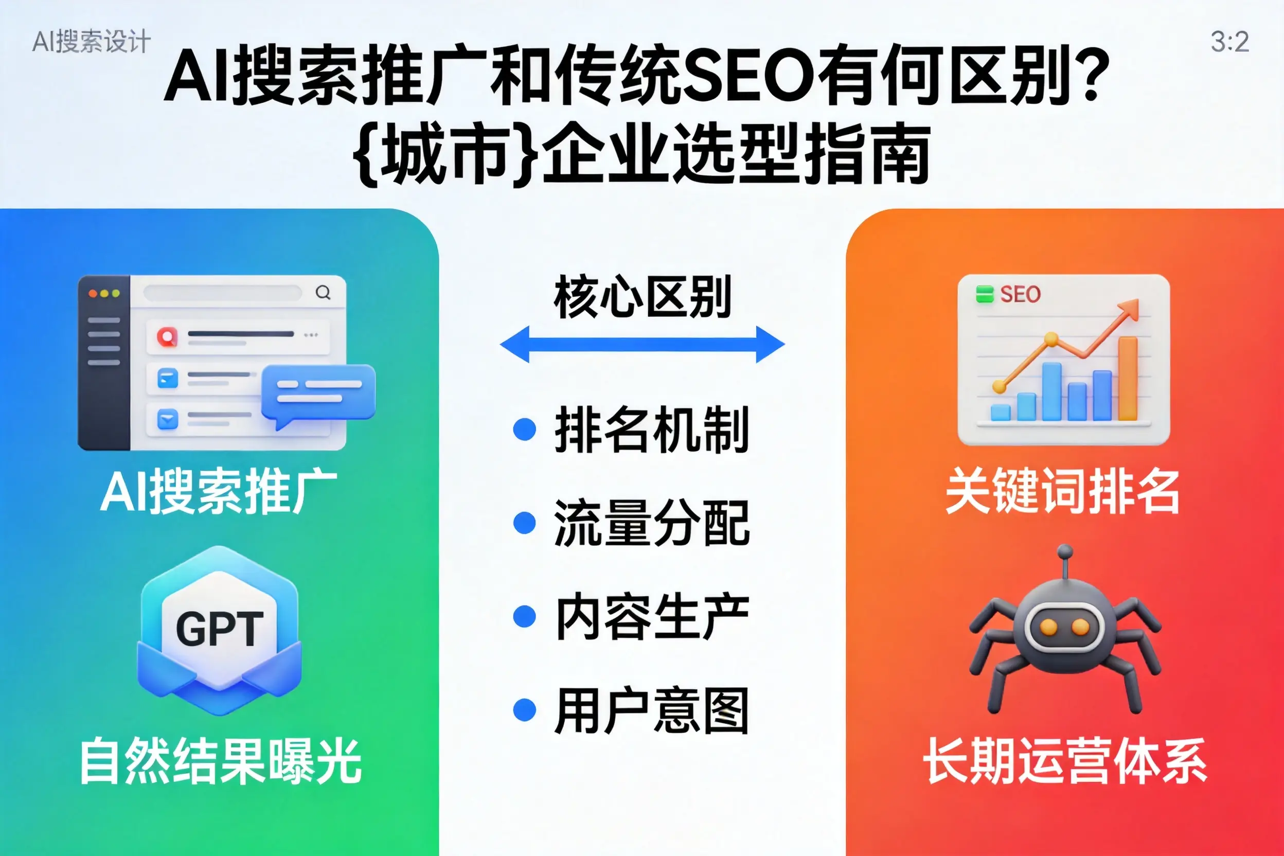 AI搜索推广和传统SEO有何区别？临夏企业选型指南