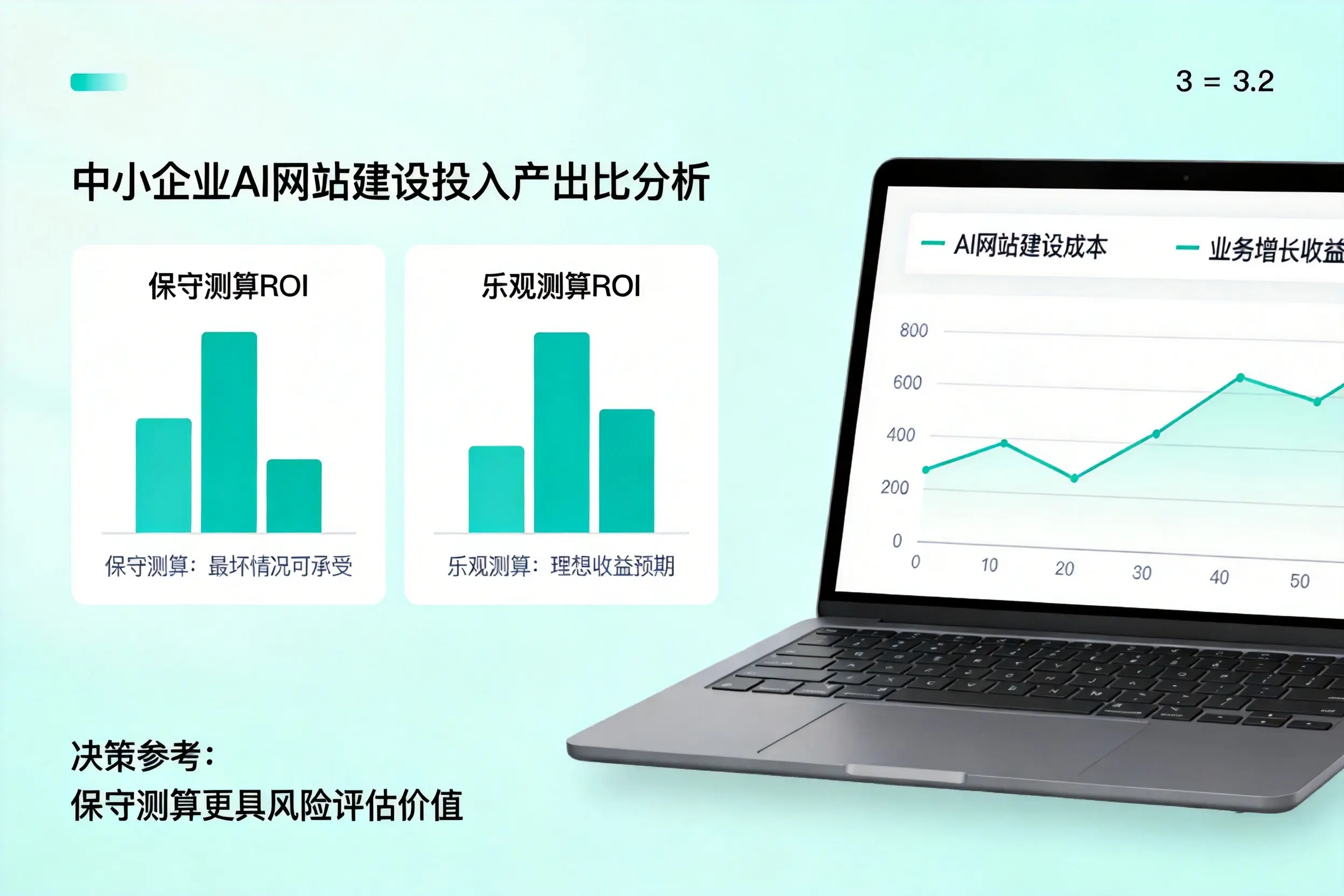 临夏中小企业AI网站建设投入产出比怎么算?先看这份分析