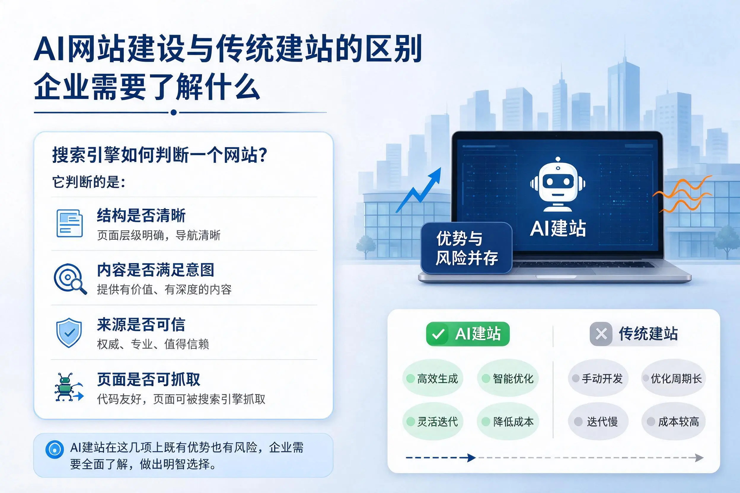 AI网站建设与传统建站的区别，临夏企业需要了解什么