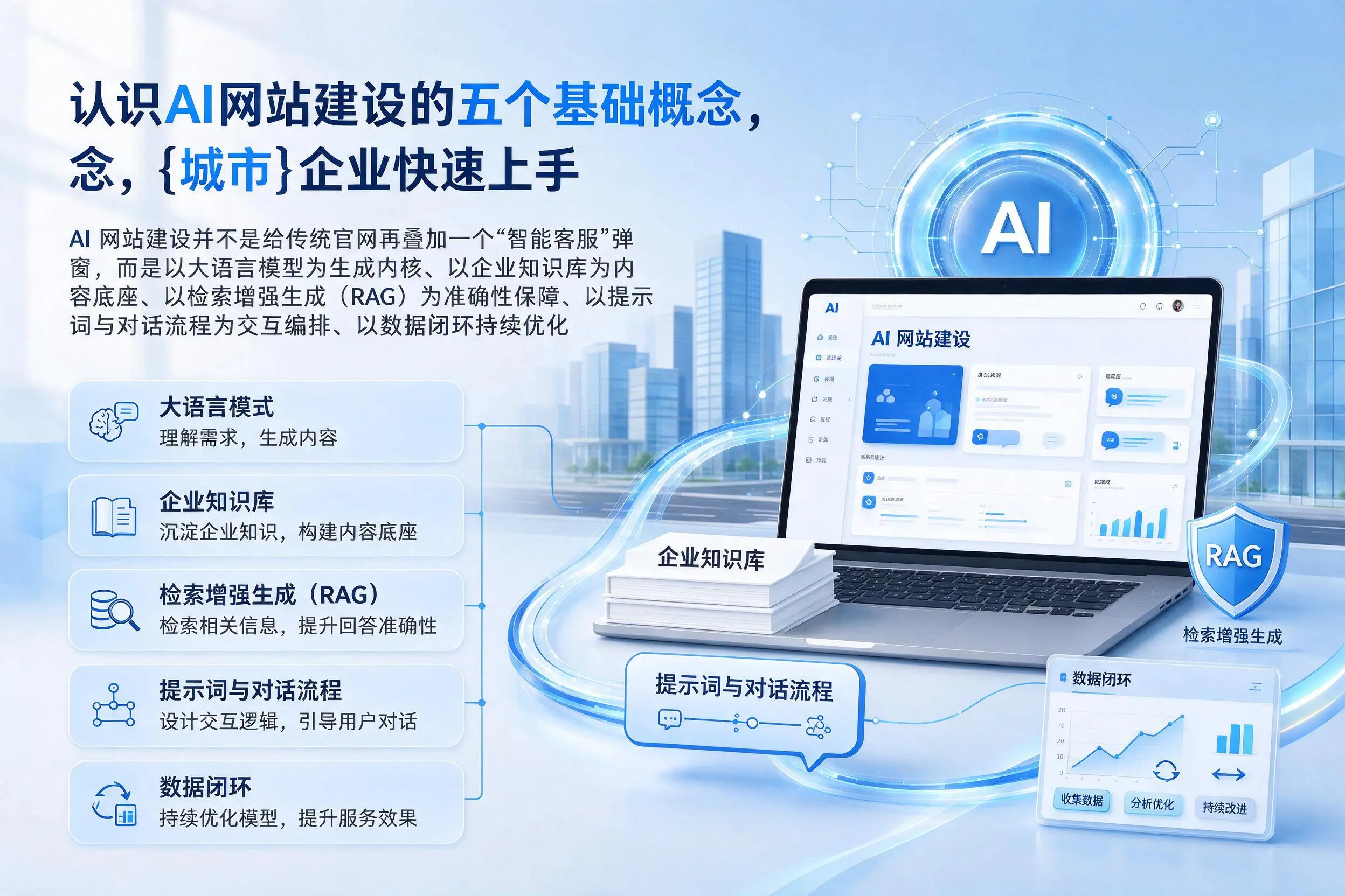 认识AI网站建设的五个基础概念，临夏企业快速上手