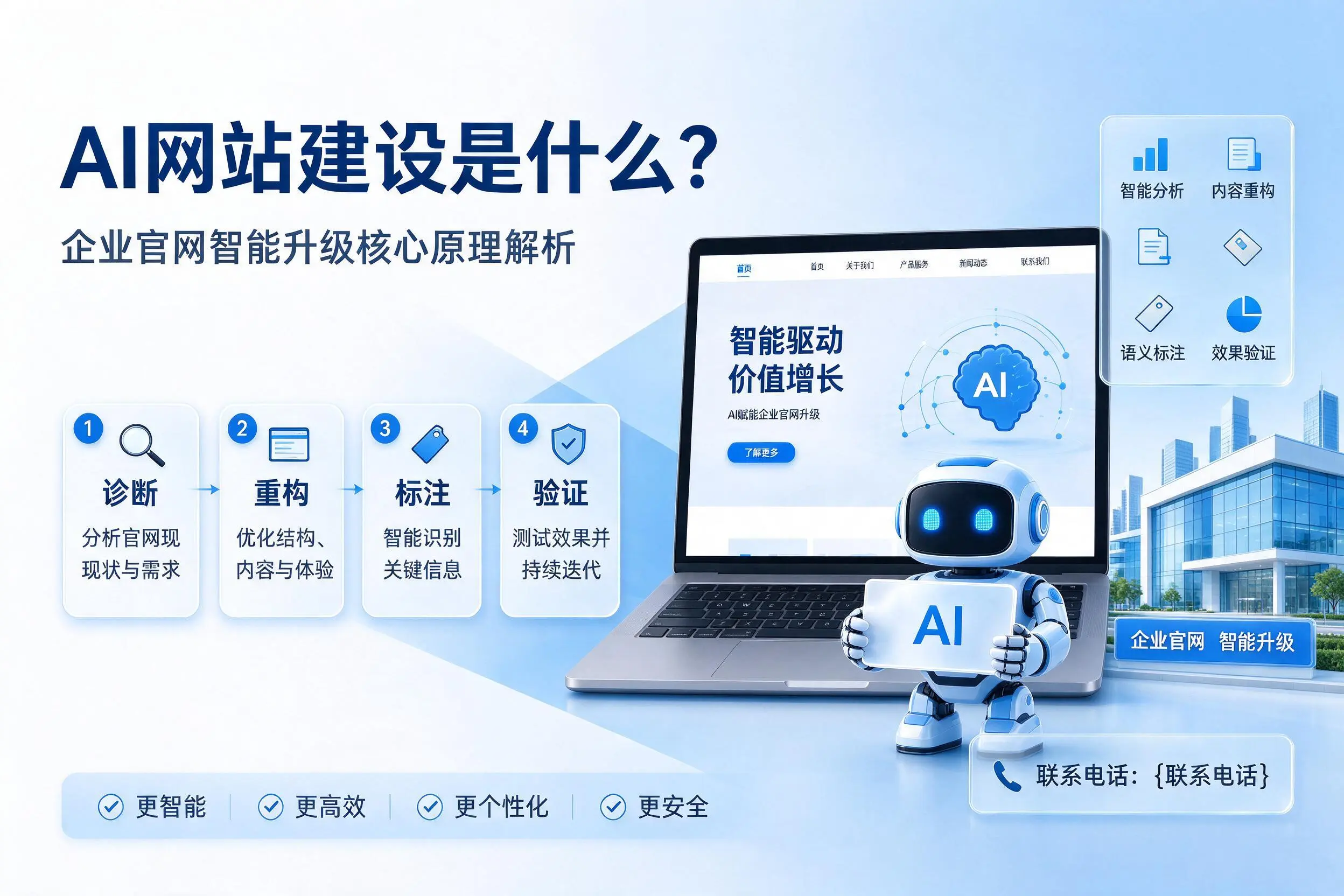 AI网站建设是什么？临夏企业官网智能升级核心原理解析