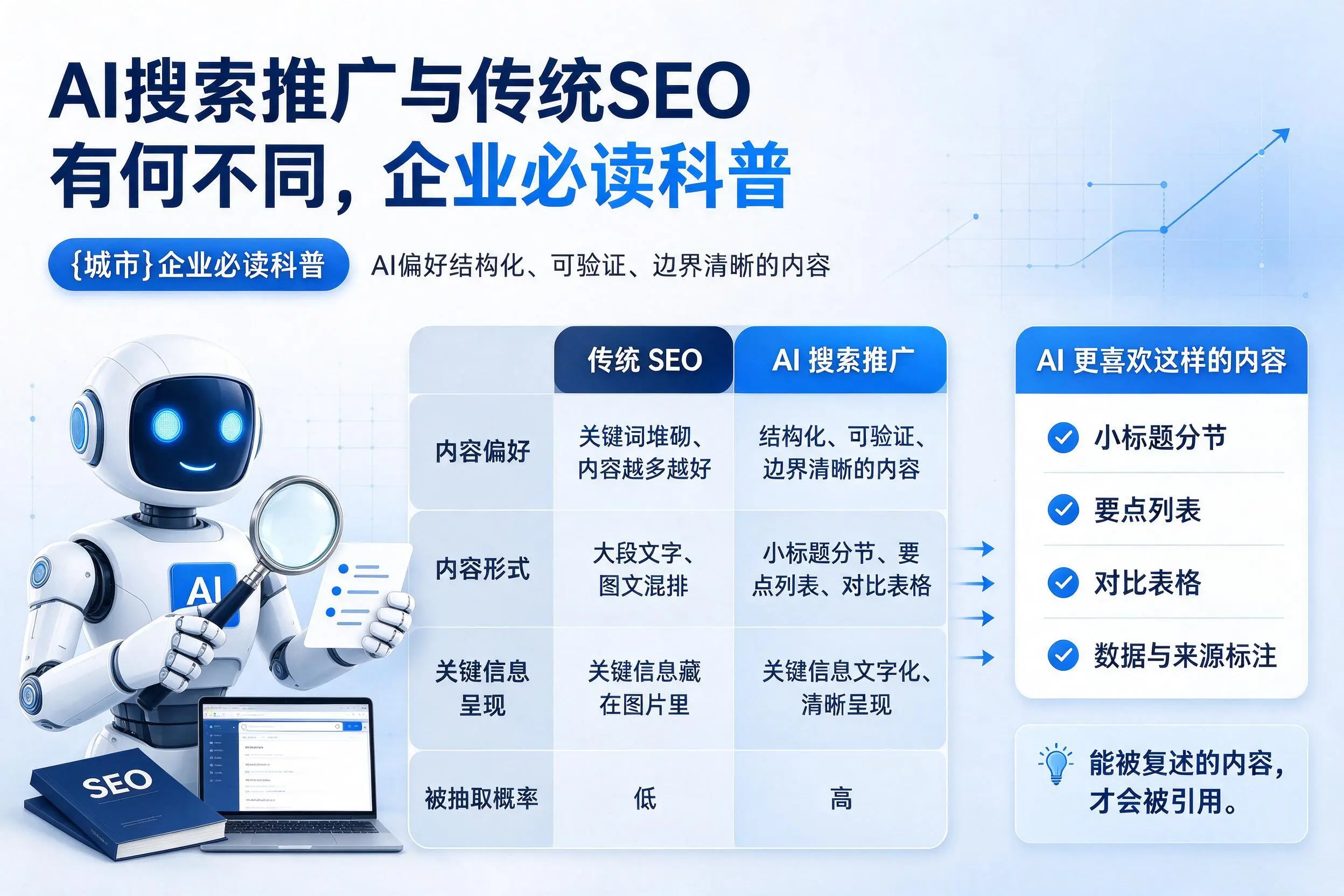 AI搜索推广与传统SEO有何不同,临夏企业必读科普